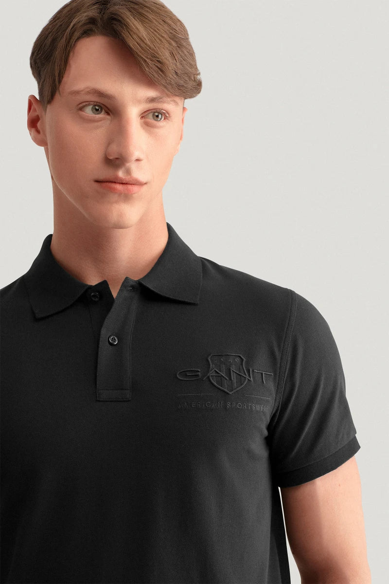 Gant Tonal Shield SS Rugger Polo