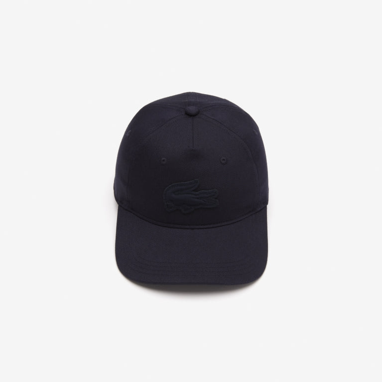 Lacoste Twill Quilted Croc Badge Cap
