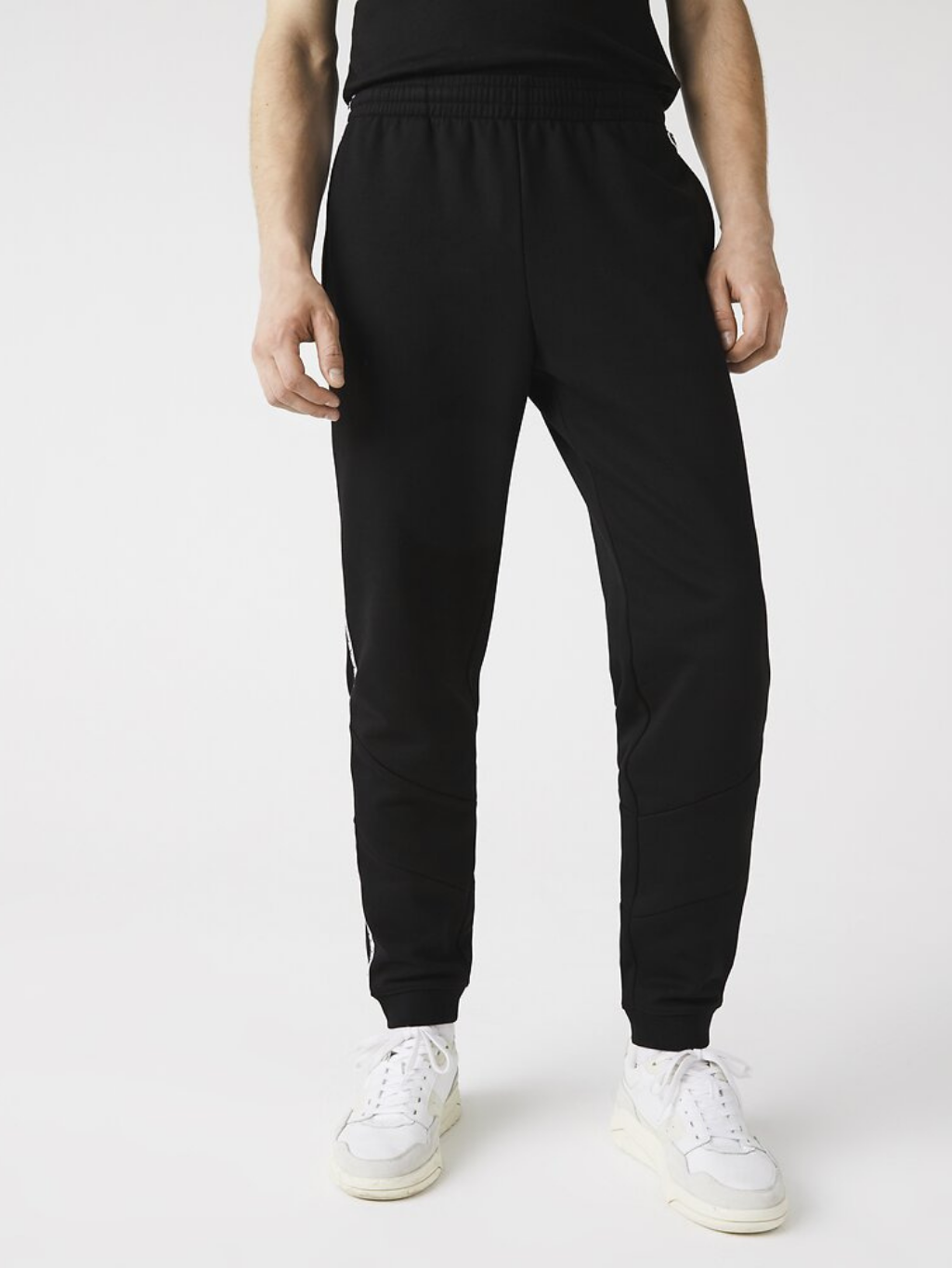 Lacoste Tape Fleece Track Pant Black/Black