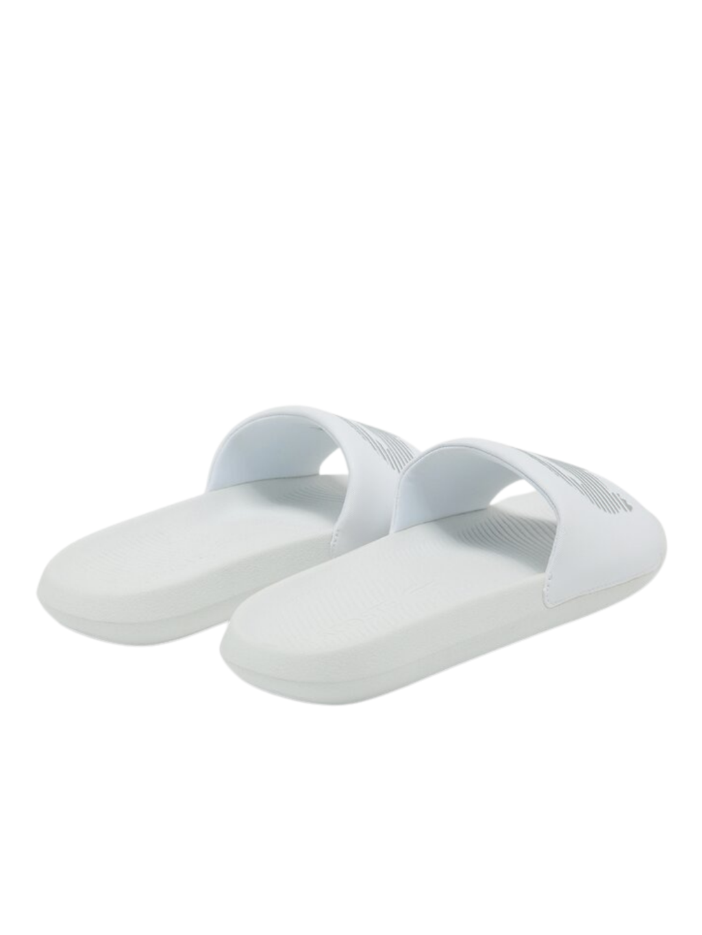 Lacoste Mens Croco Slide White/Silver