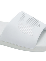 Lacoste Mens Croco Slide White/Silver