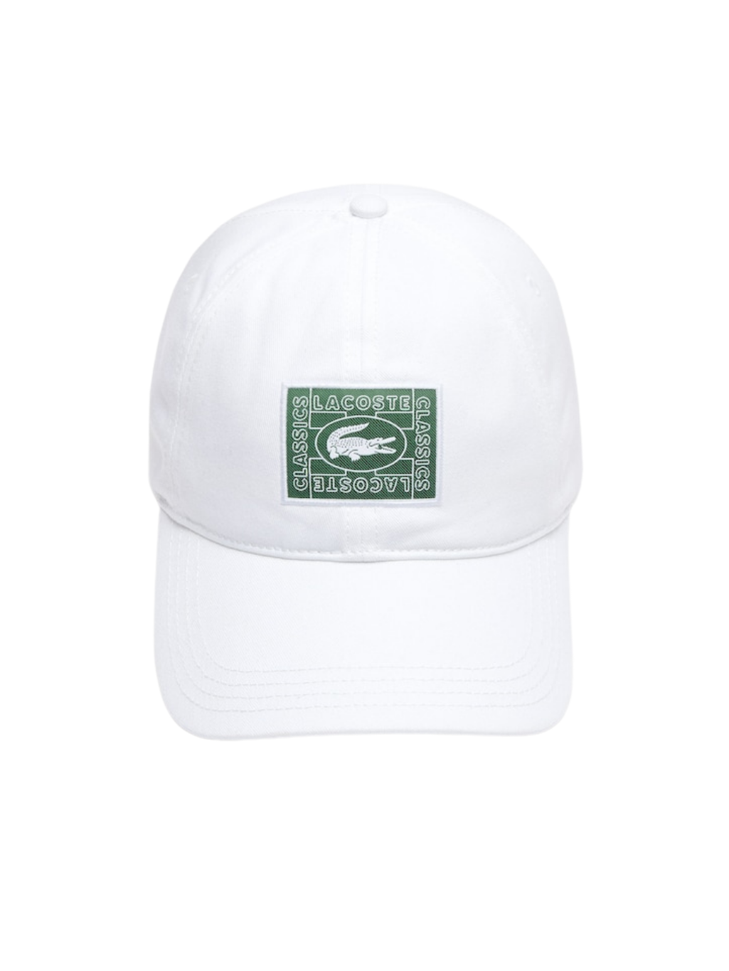 Lacoste Print Crocodile Badge Cotton Cap