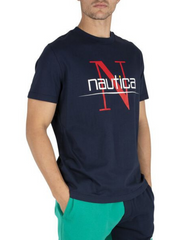 Nautica Double Vintage Print Graphic T-Shirt