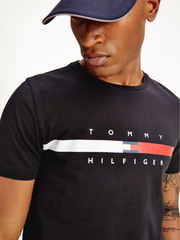 Tommy Hilfiger Stripe Chest T-Shirt
