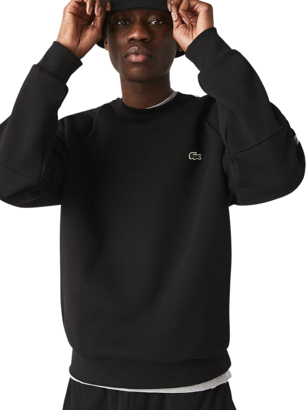 Men's Branded Bands Crew Neck Cotton Fleece Sweatshirt