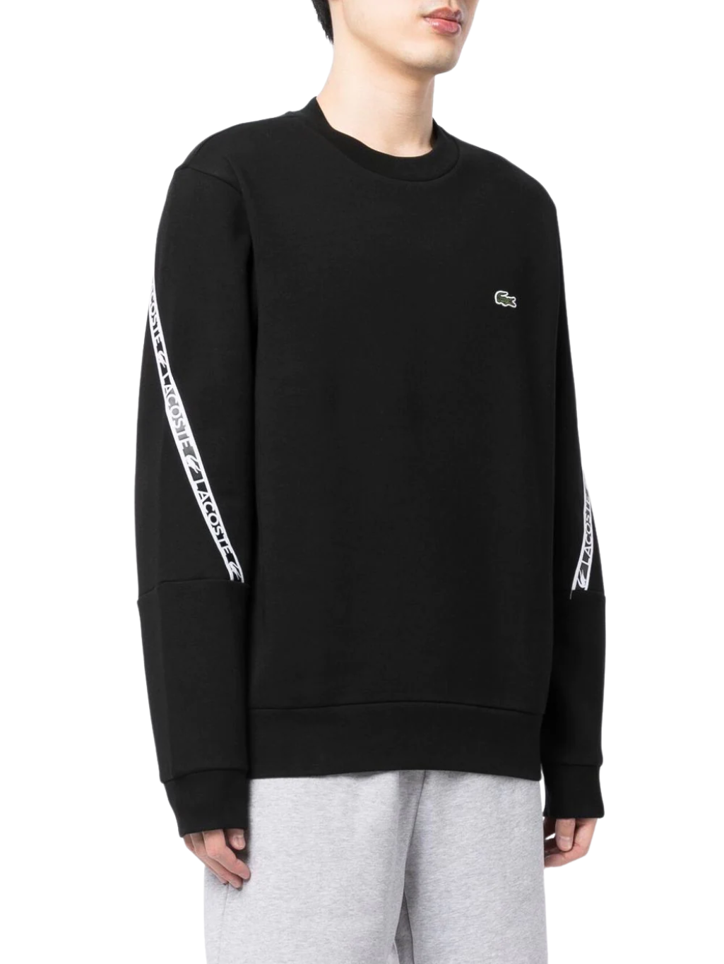 Men's Lacoste Active Tape Crew Neck Sweatshirt