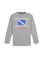 Kids Sail Team Front Logo Longsleeve Tee