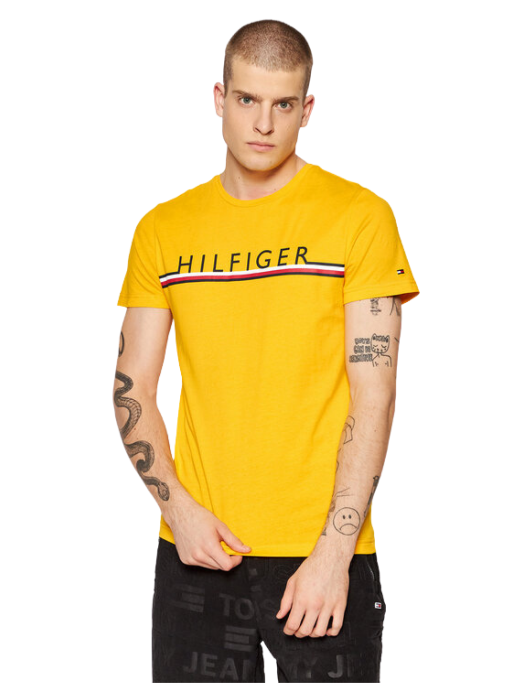 Tommy Crop Stripe T-Shirt