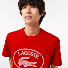 Lacoste Original Relaxed Fit Tone-On-Tone Branded T-Shirt