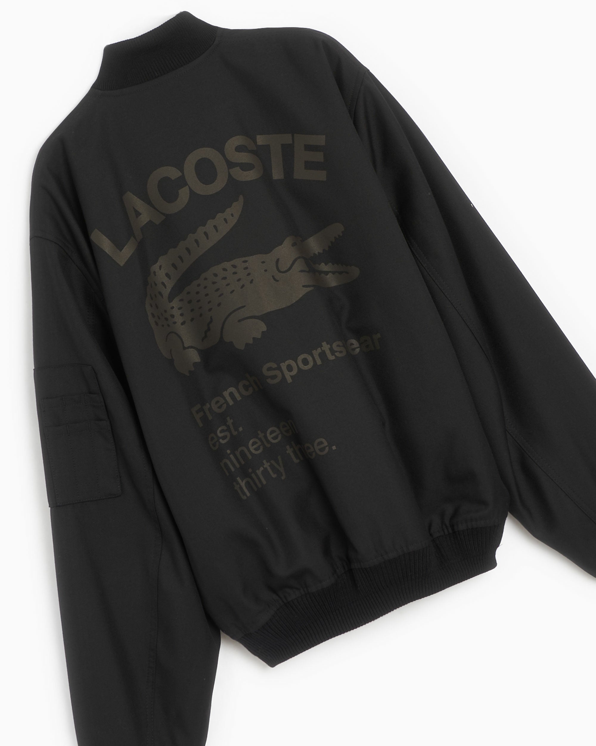 Lacoste Branded Graphic Icons Bomber Jacket